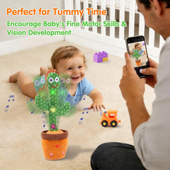 LLUKEME cactus repeats your words for funny playtime playback
