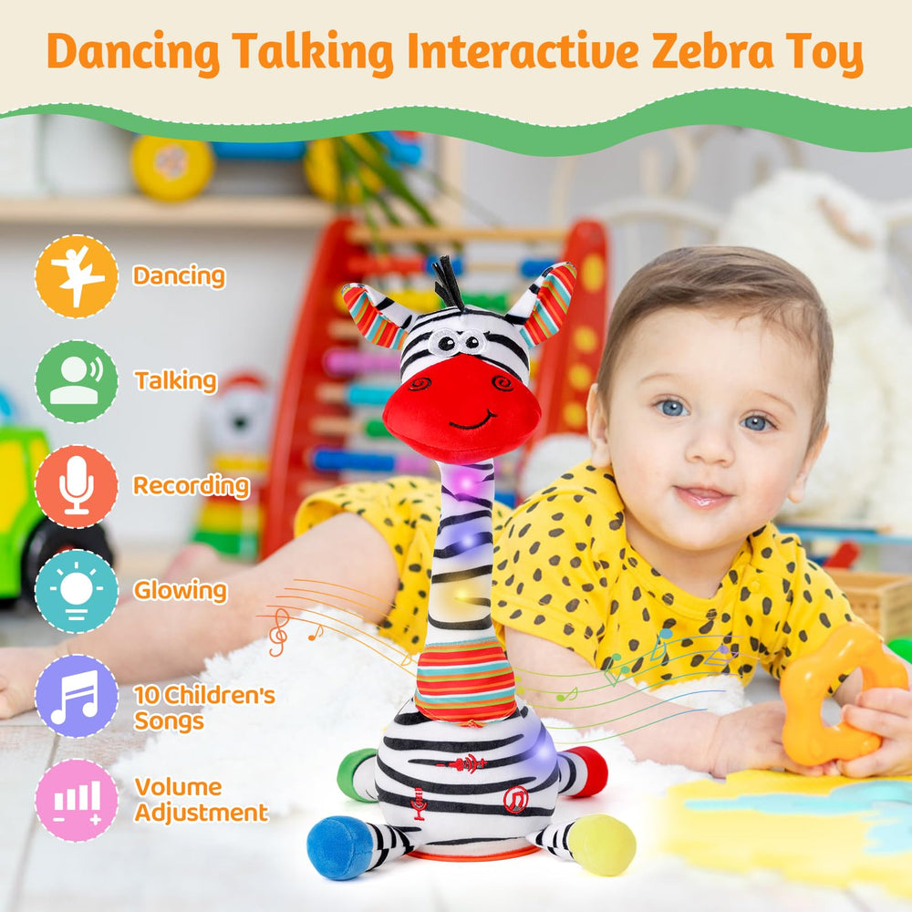 LLUKEME Gift-ready zebra makes a delightful present for kids.