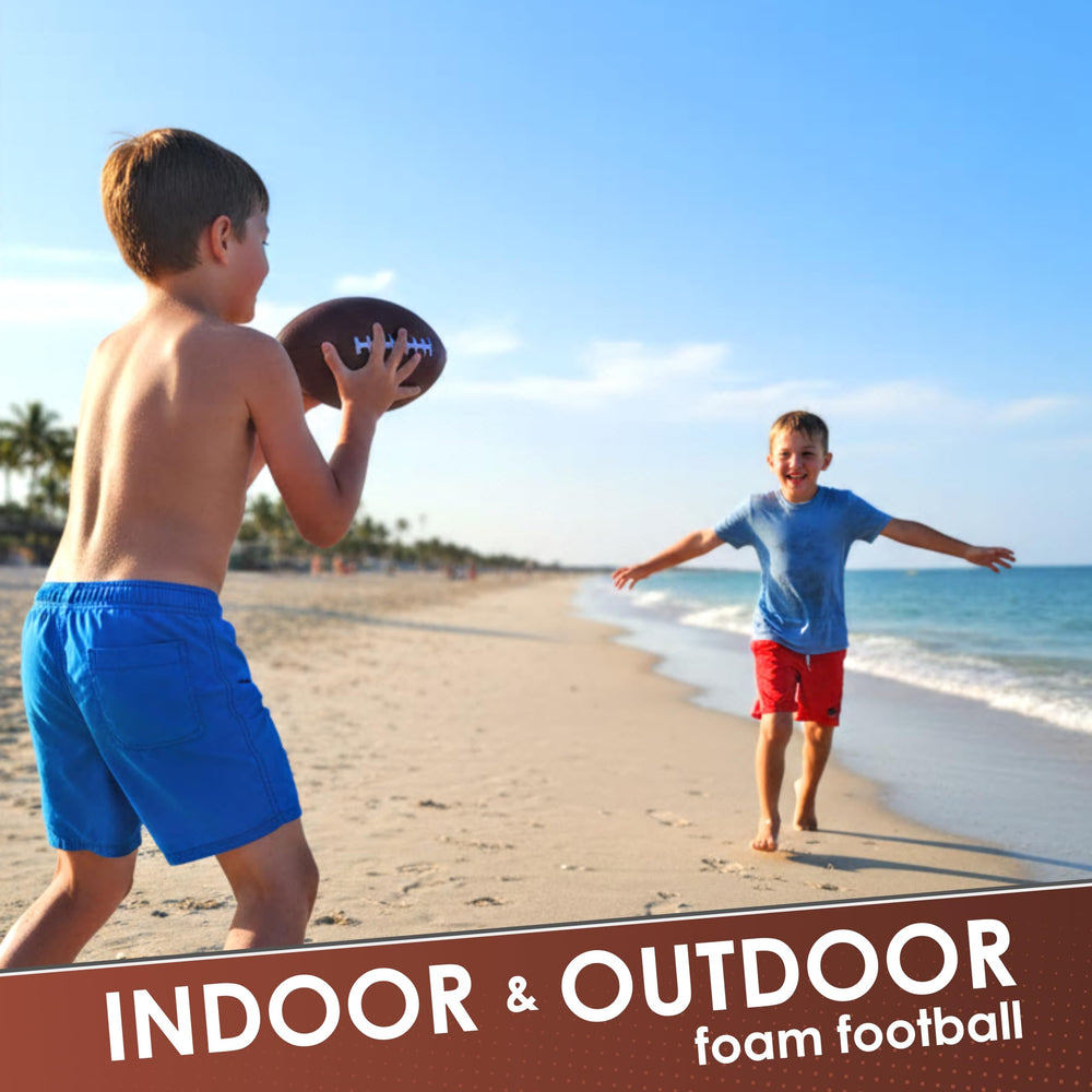 LMC Products brown foam football soft texture ideal for safe play