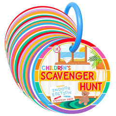 LMC Products scavenger-hunt cards indoors edition promote screen-free imaginative play