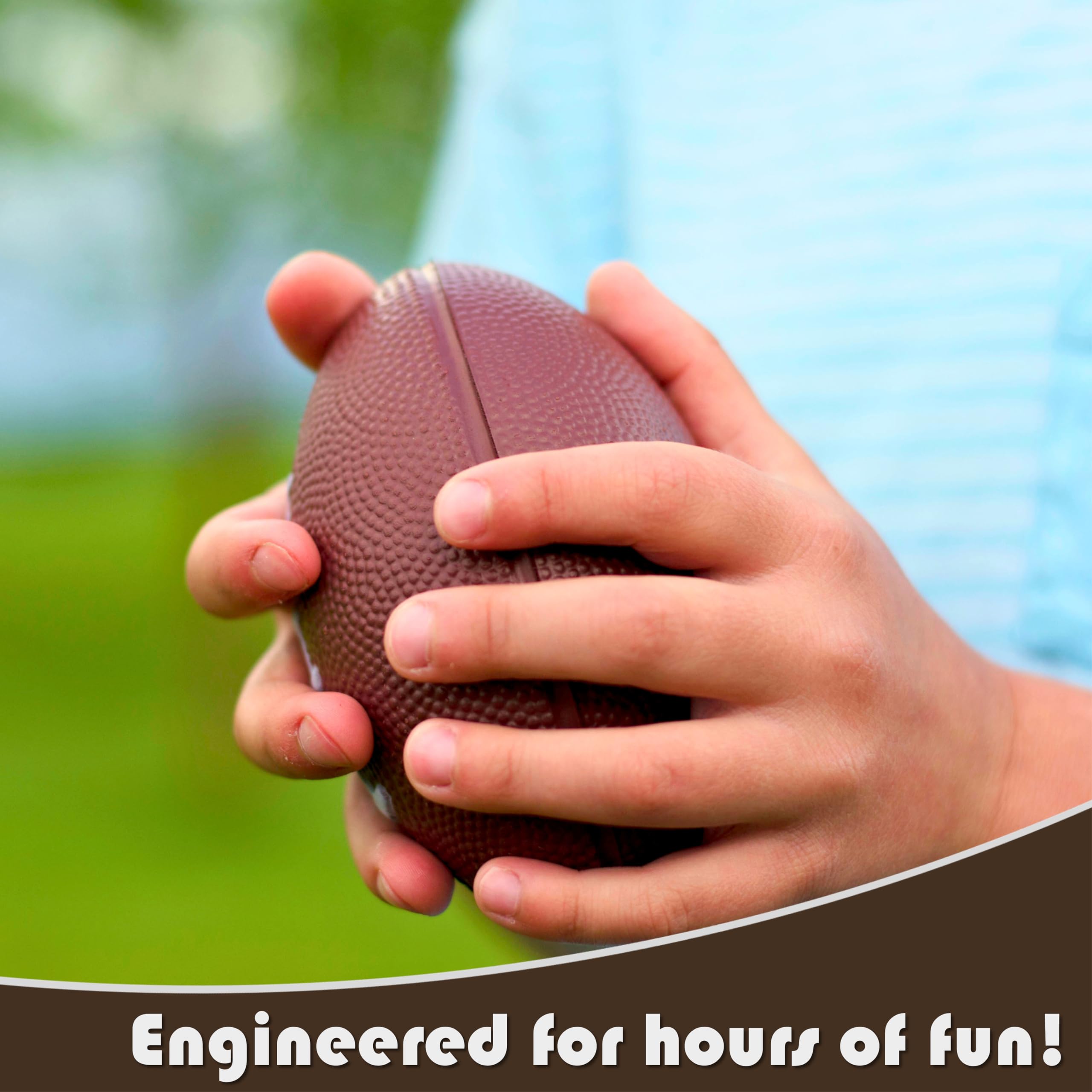 LMC Products durable foam footballs built to withstand daily use