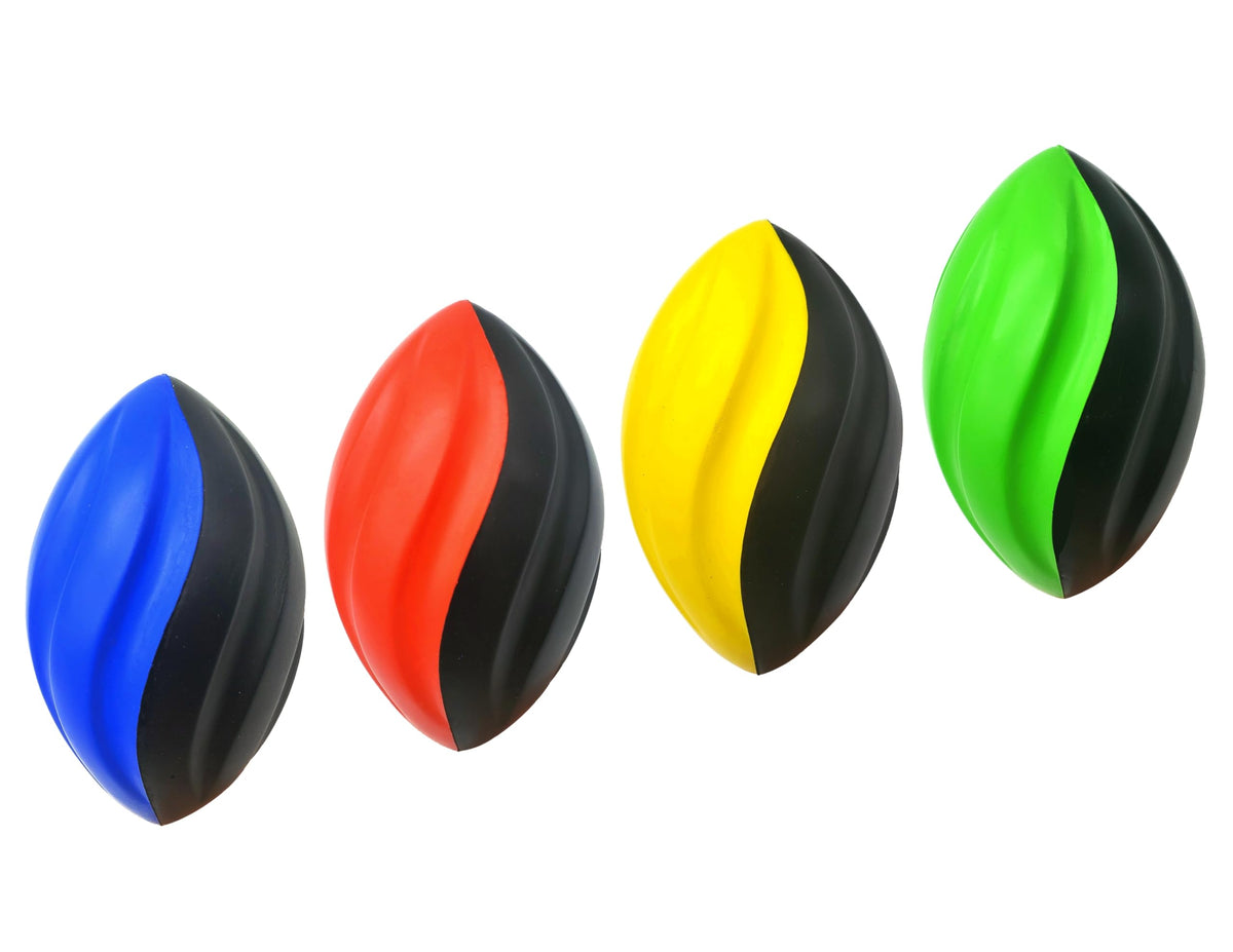 LMC Products foam football for kids in red with soft, easy-to-catch design.