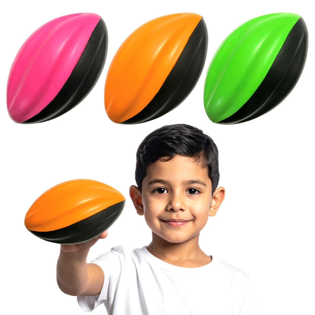 LMC Products mini football pink, soft foam and easy grip for kids.