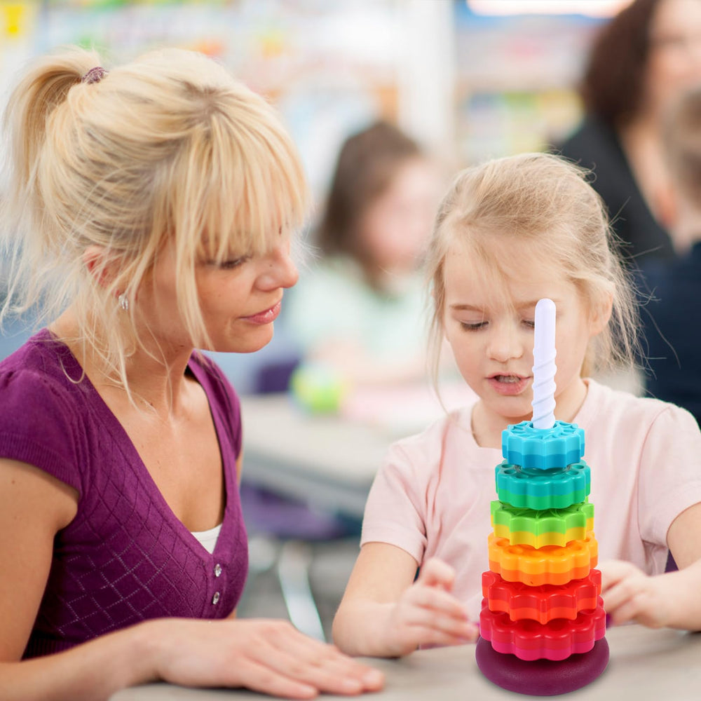LMTNNB rainbow stacking toy makes a thoughtful gift for toddlers aged 1–3.