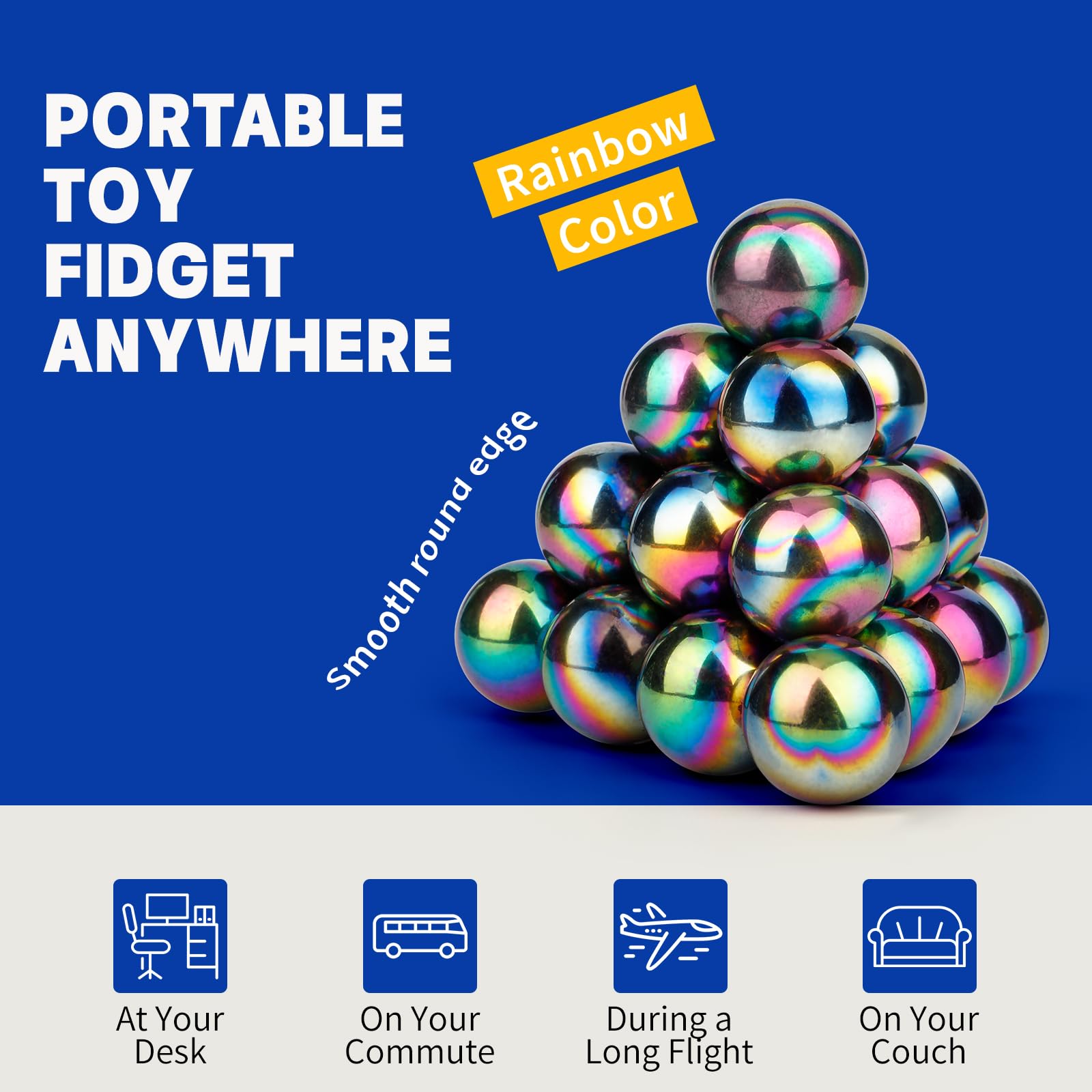 Adult fidget toy LNCOJOLM used during a break to support calm concentration.
