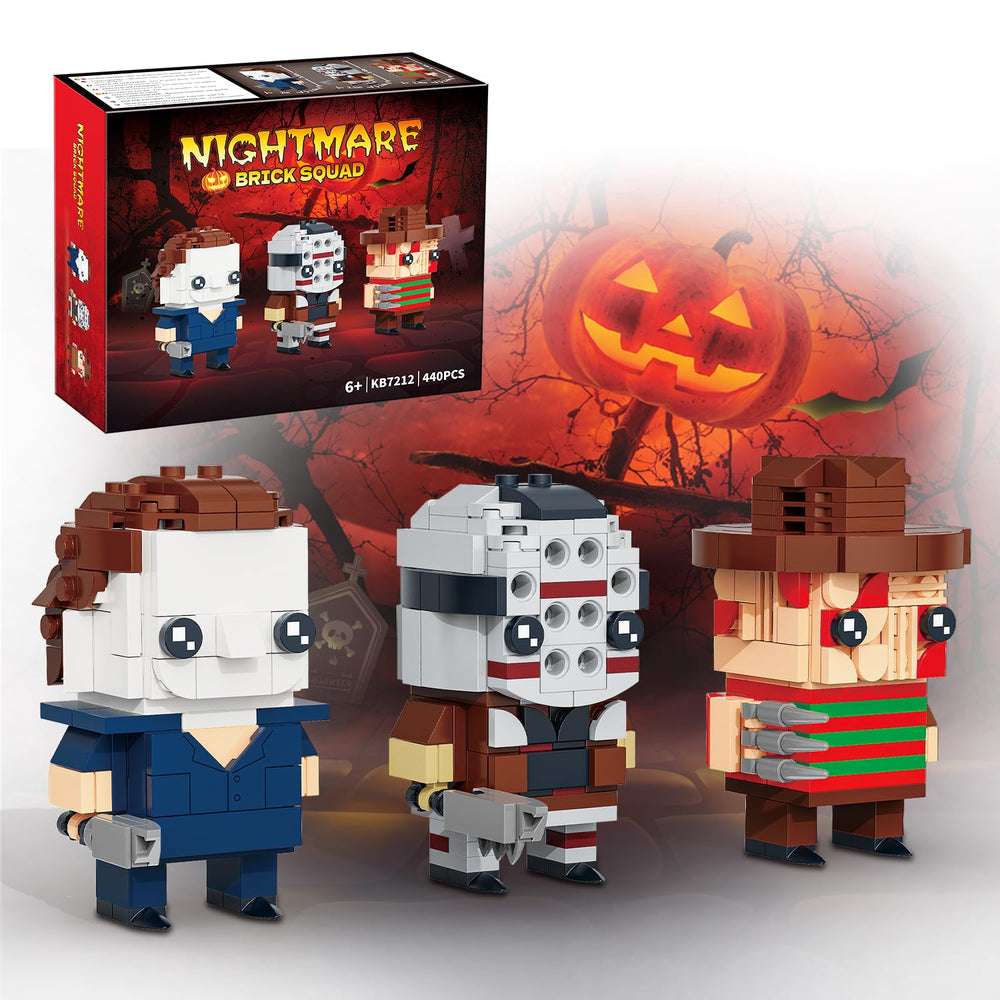 LNJFXB Michael horror figure set for LEGO-compatible display and collection