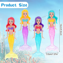 Lnngub durable mermaid toy for extended bath and pool enjoyment.