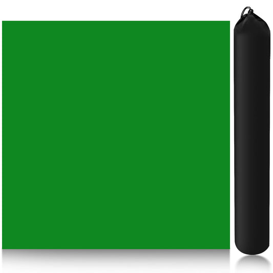 Lnoauys Mahjong Mat in green with anti-slip backing for stable table play
