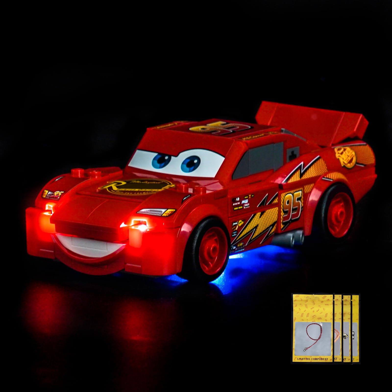 LocoLee bright LEDs create vivid highlights inside and out.