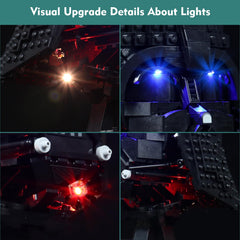 LocoLee Darth Vader Helmet installation guide streamlines setup with minimal brick removal.