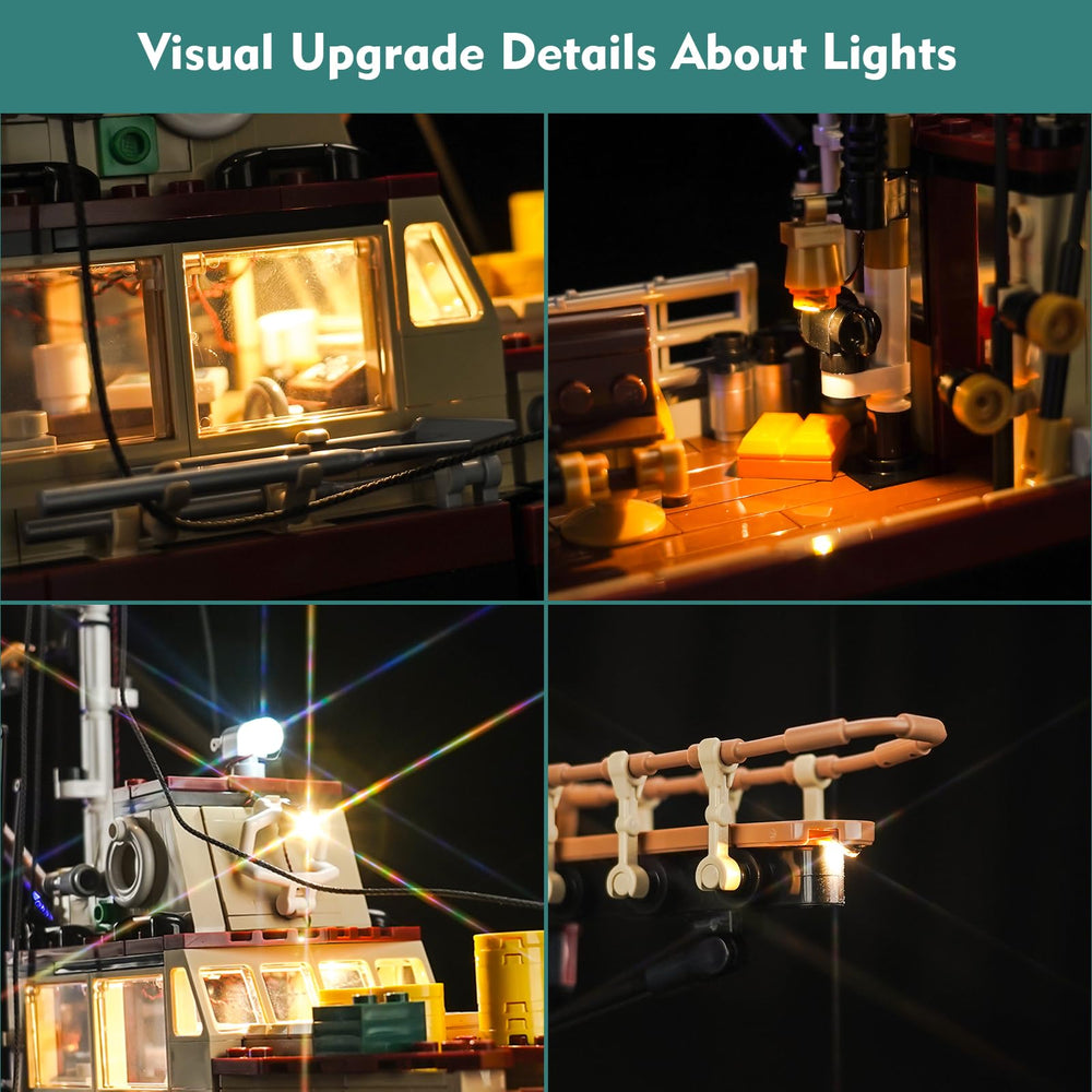 LocoLee hidden installation keeps lights seamlessly integrated with LEGO bricks.