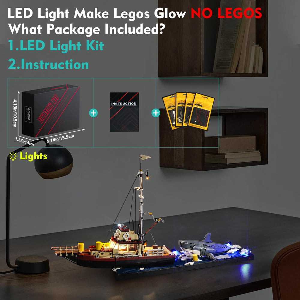 LocoLee illuminated display highlights the model's edge details and texture.