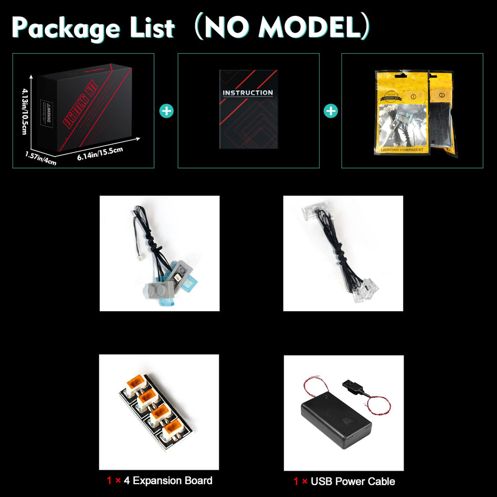 LocoLee light kit vivid detail on exterior features for a dramatic look.