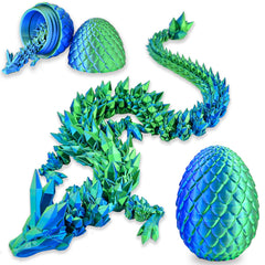 LOCYFENS blue-green crystal dragon egg ideal for eye-catching desk display