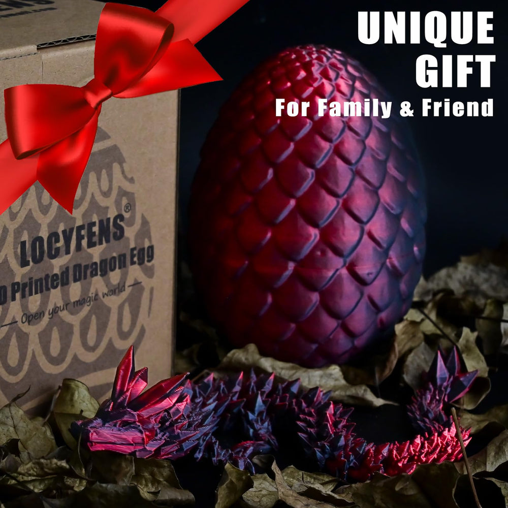LOCYFENS dragon egg display piece for desks and shelves.