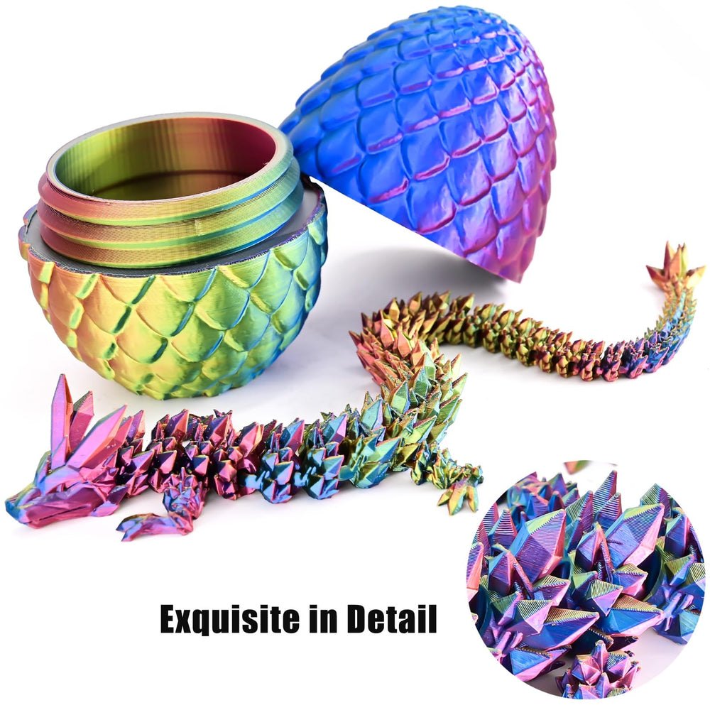 LOCYFENS eco PLA dragon highlights sustainable printing and fine detailing.