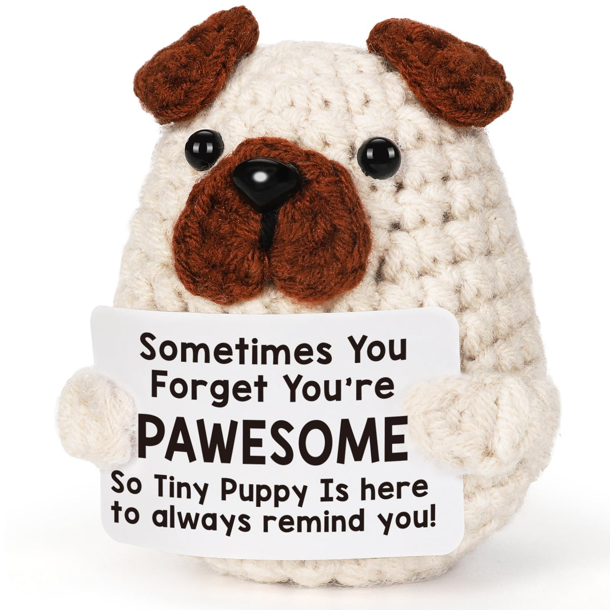 Lodeskee Positive Affirmations Puppy desk decor boosts daily motivation.