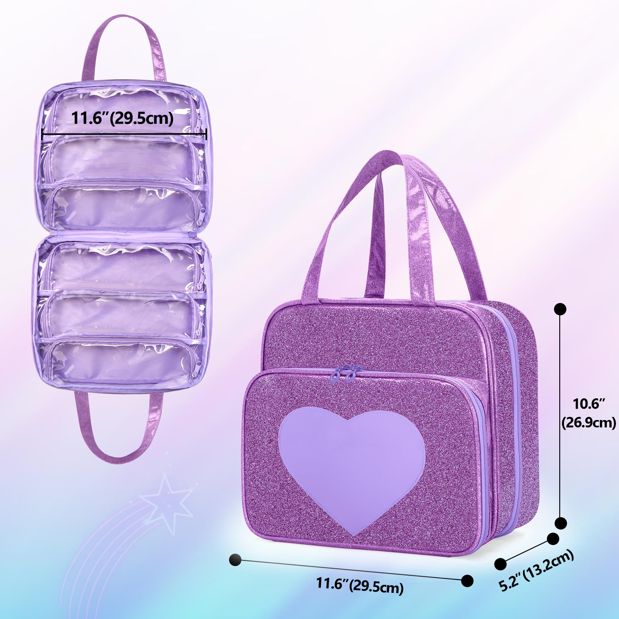 Hangable and portable LoDrid doll case with sturdy handles