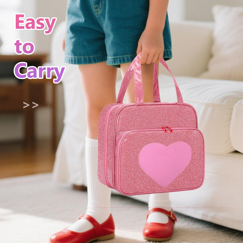 LoDrid 11.6x5.2x10.6 inch case fits 11 inch dolls while traveling