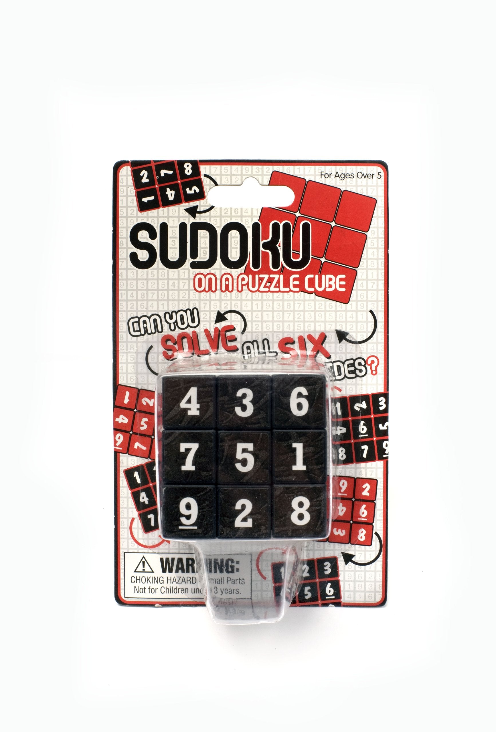Loftus Sudoku Cube top view multicolor helps visual tracking