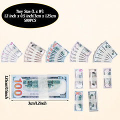 Loghohu 50-dollar mini bills bundle for authentic mini store displays.