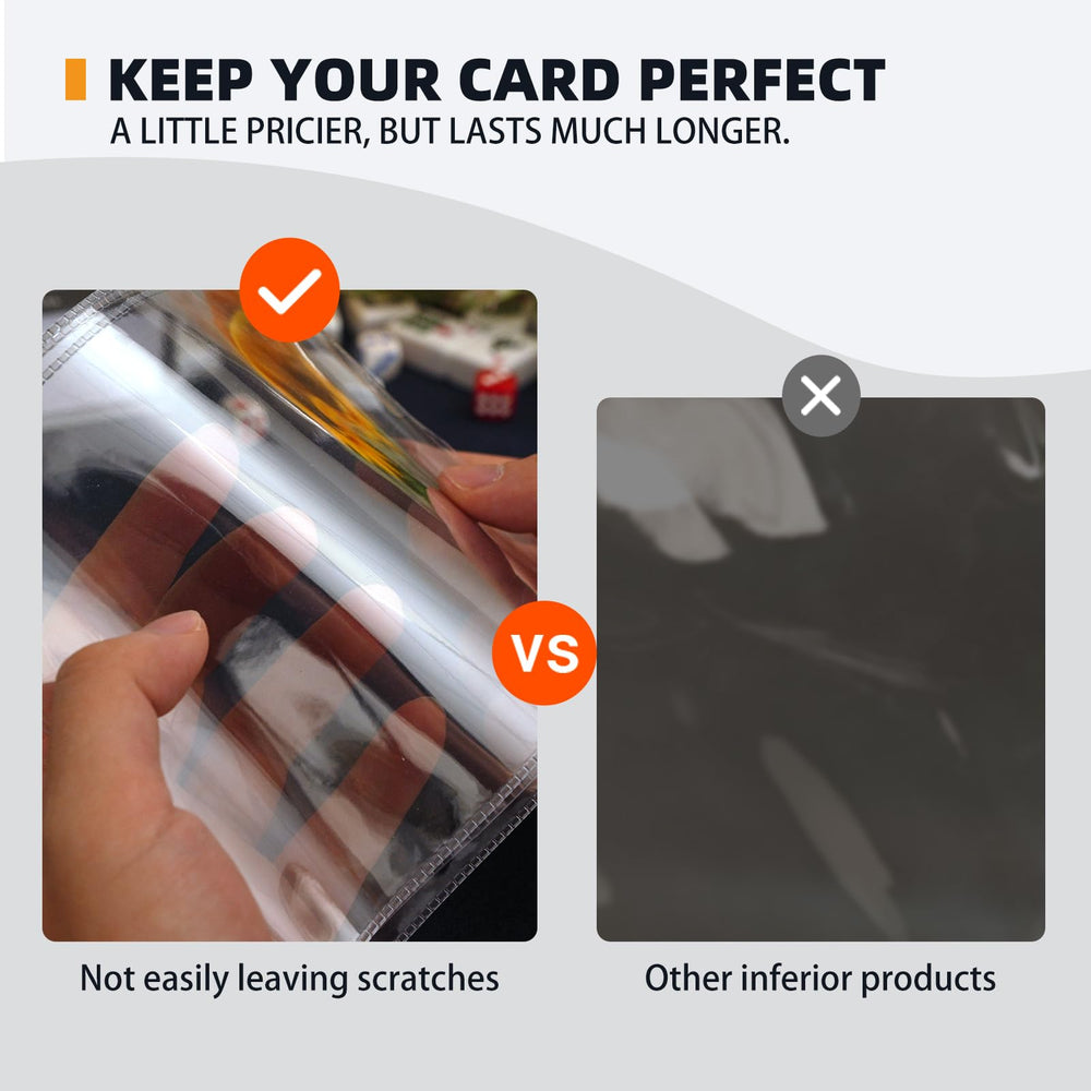 LogicTwist durable PVC material maintains visibility while shielding cards.