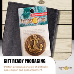 LOGOS COINS Gift-ready packaging for an encouragement token.