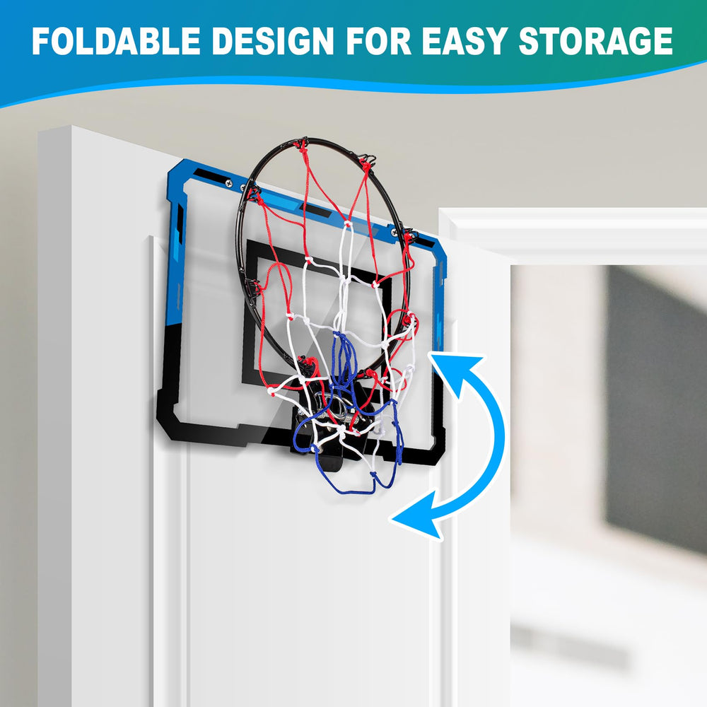 Loiley basketball mini hoop three-ball set for practice and games.
