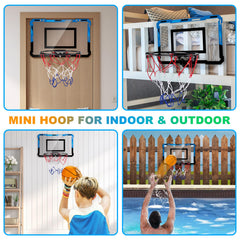 Loiley basketball mini hoop foldable rim for space-saving play.