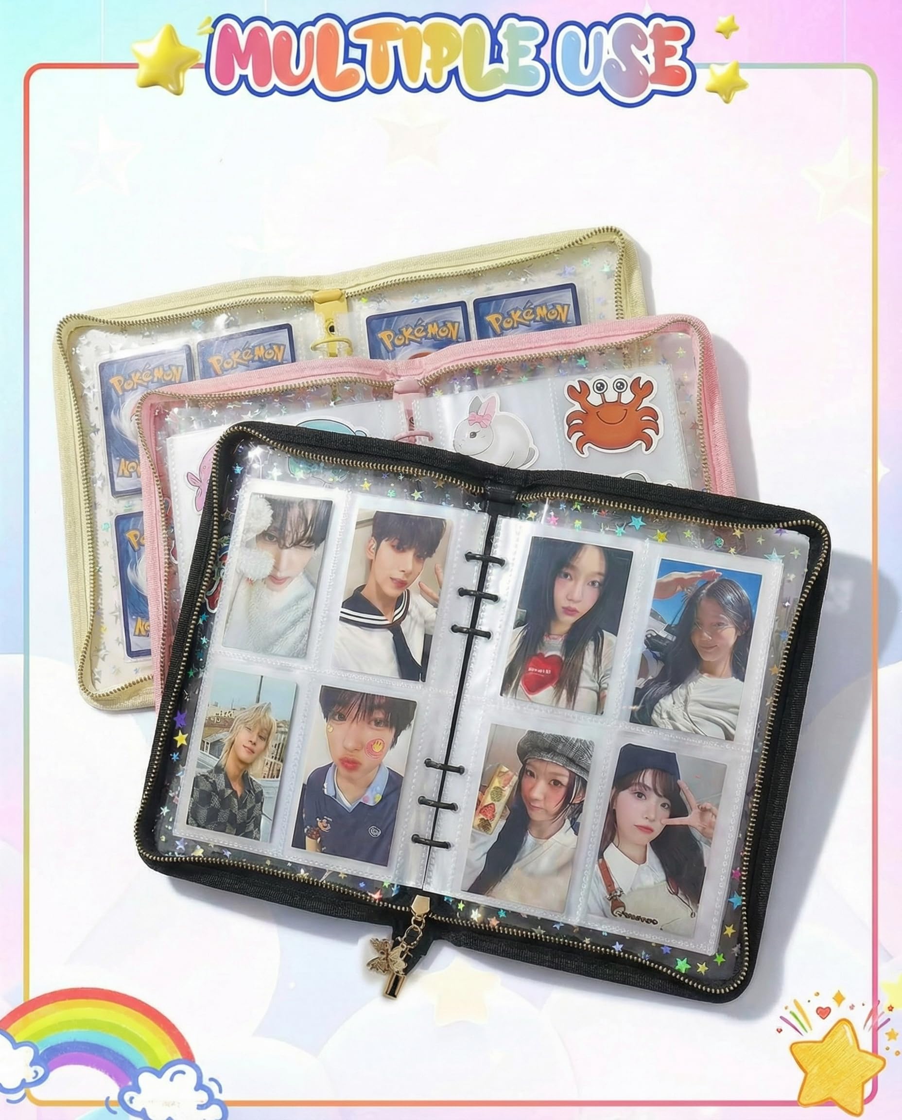 Loiuvos waterproof animal stickers add color customization to your binder.