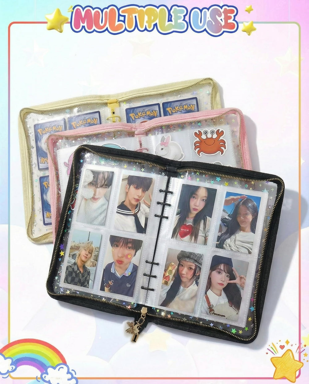 Loiuvos waterproof animal stickers add color customization to your binder.