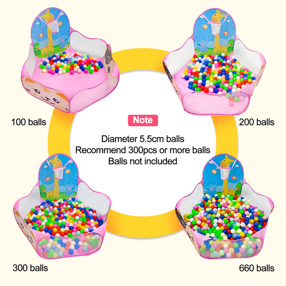 LOJETON ball pit portable design with easy carry handle