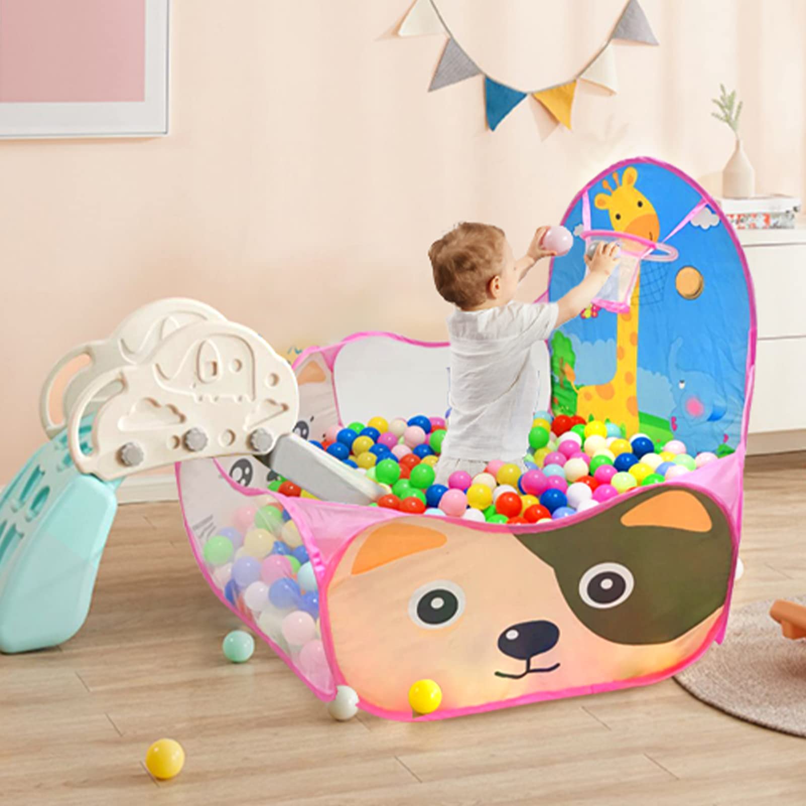 LOJETON animal-pattern tent enhances color and playtime