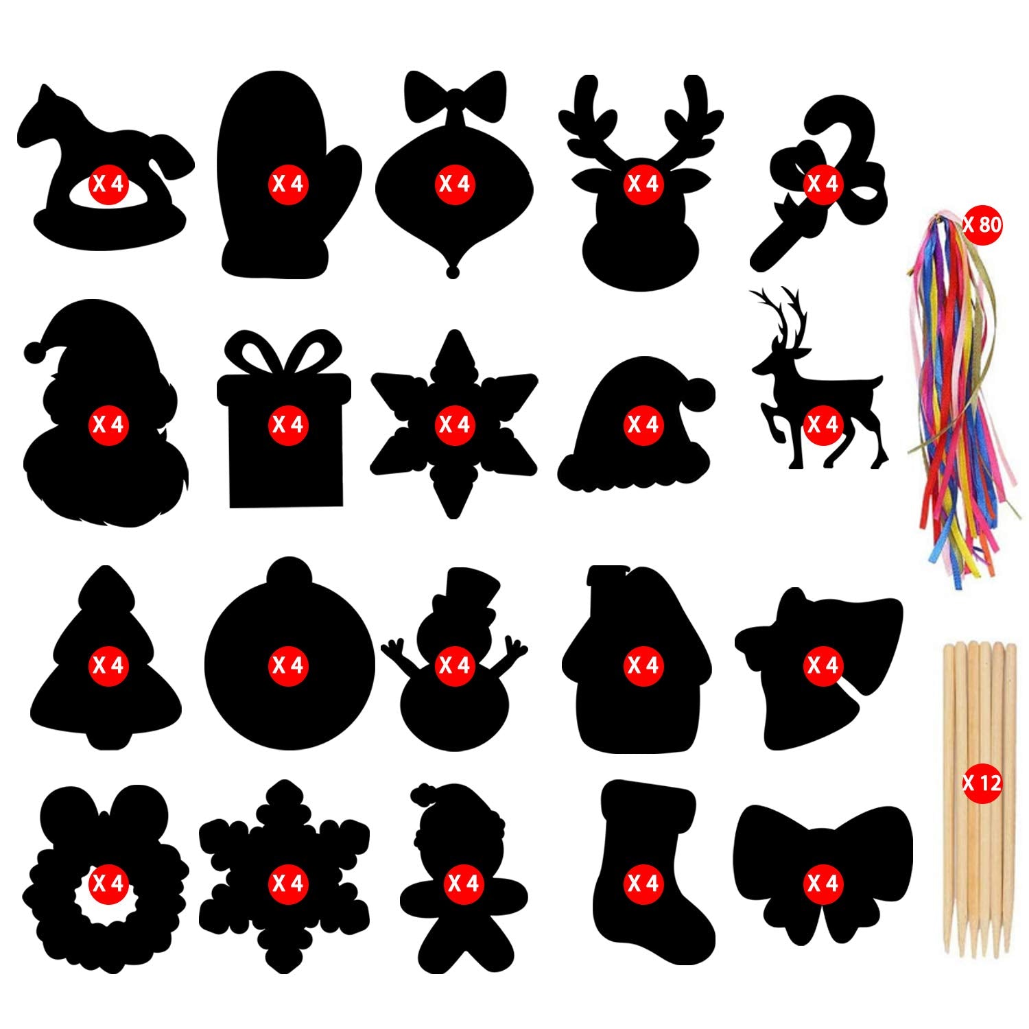 LOKIPA snowman-themed scratch ornament ready for holiday crafts