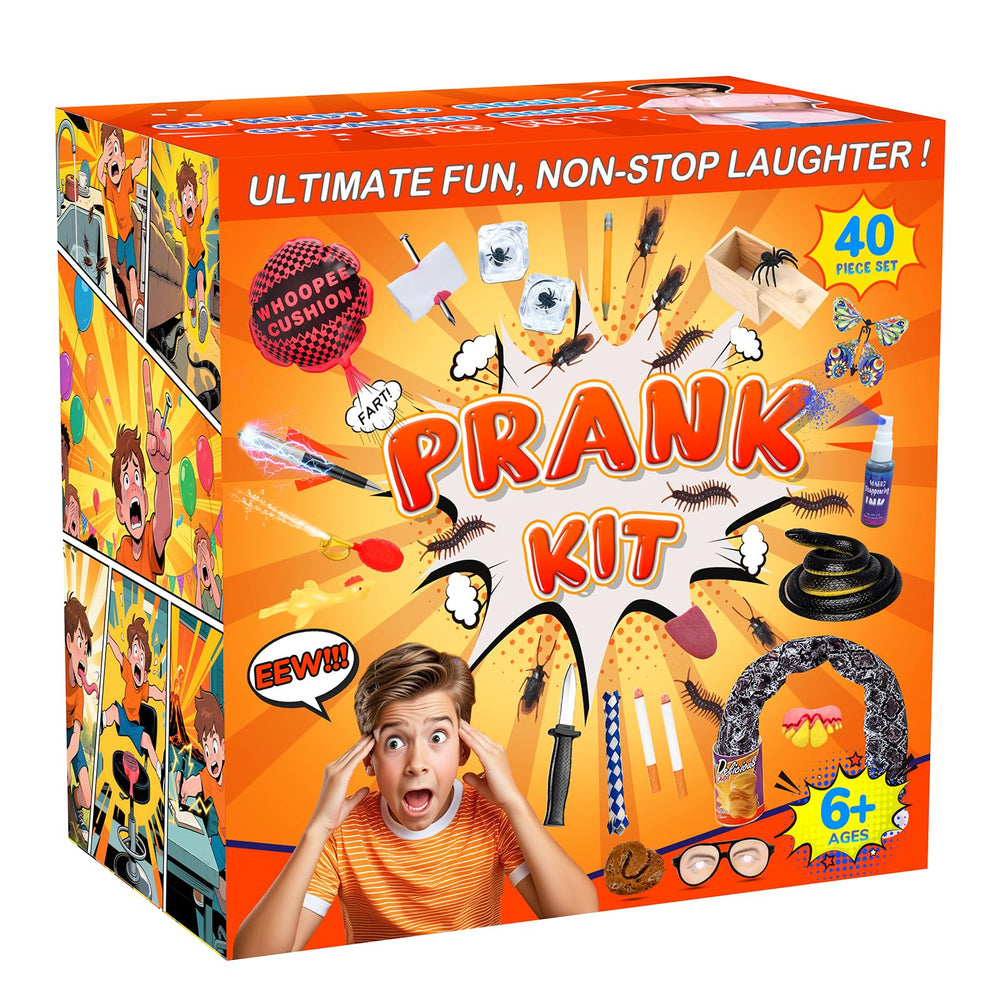 Lokuc Pranks Kit birthday party scene with laughter.