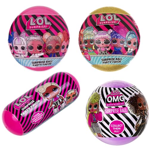 L.O.L. Surprise! 4-pack party favors shown for sharing and gifting.