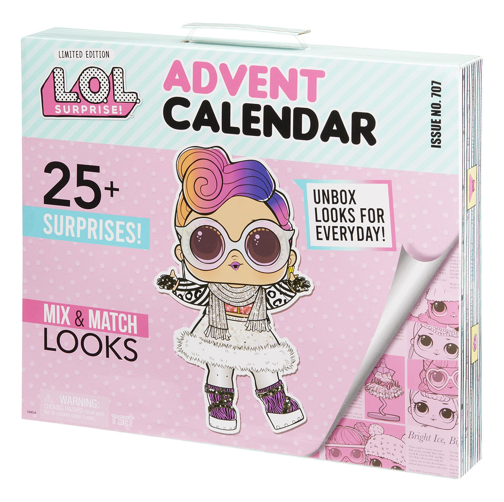 LOL Surprise Advent Calendar image showing 25+ surprises for daily unboxing.