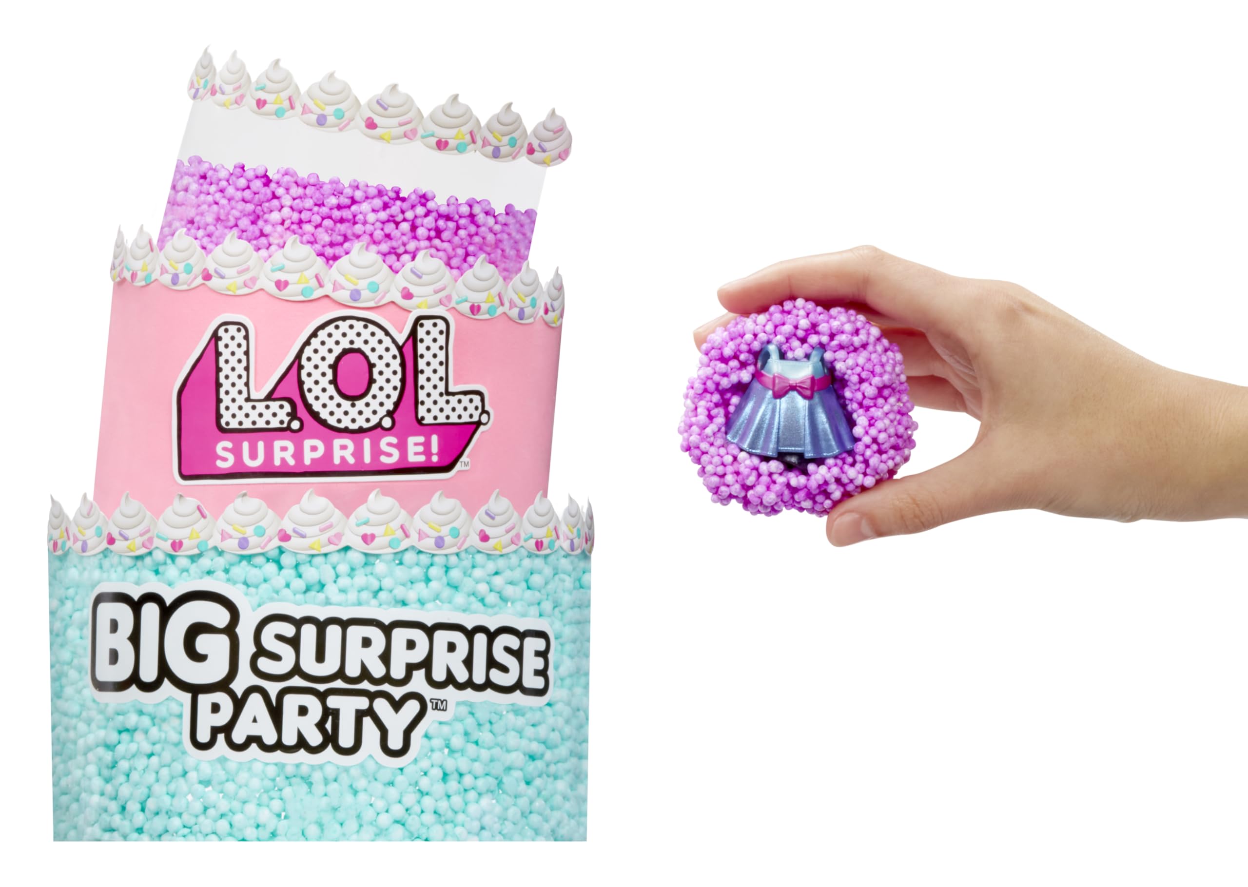L.O.L. Surprise Big Party dolls on display, ready for dress-up adventures and storytelling.