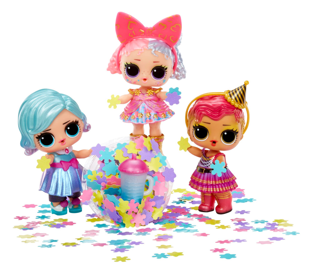 L.O.L. Surprise Big Party gel crush reveals additional miniatures and accessories.