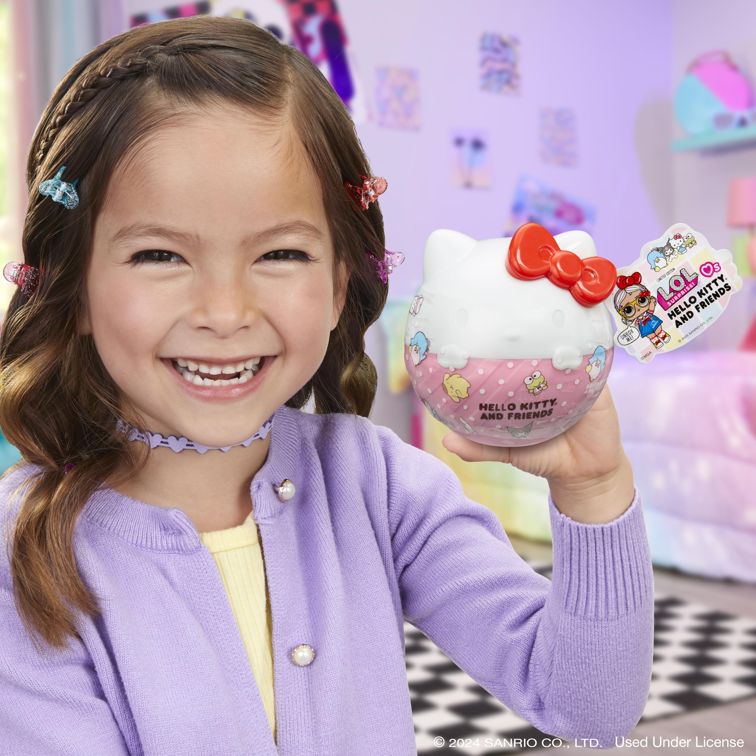 LOL Surprise Hello Kitty bottle enhances pretend play with iconic charm