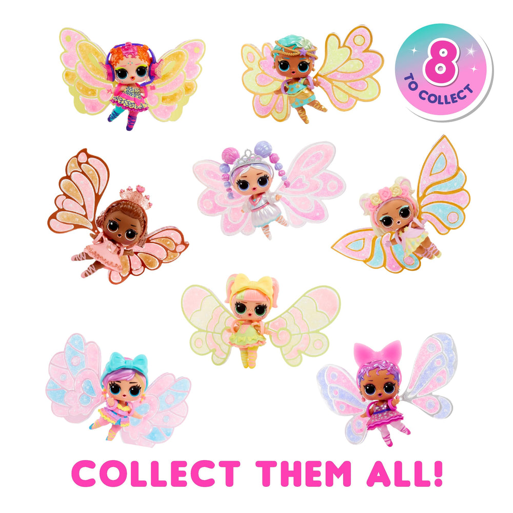 L.O.L. Surprise! Fairies Tots ball display stand to showcase wings after play.