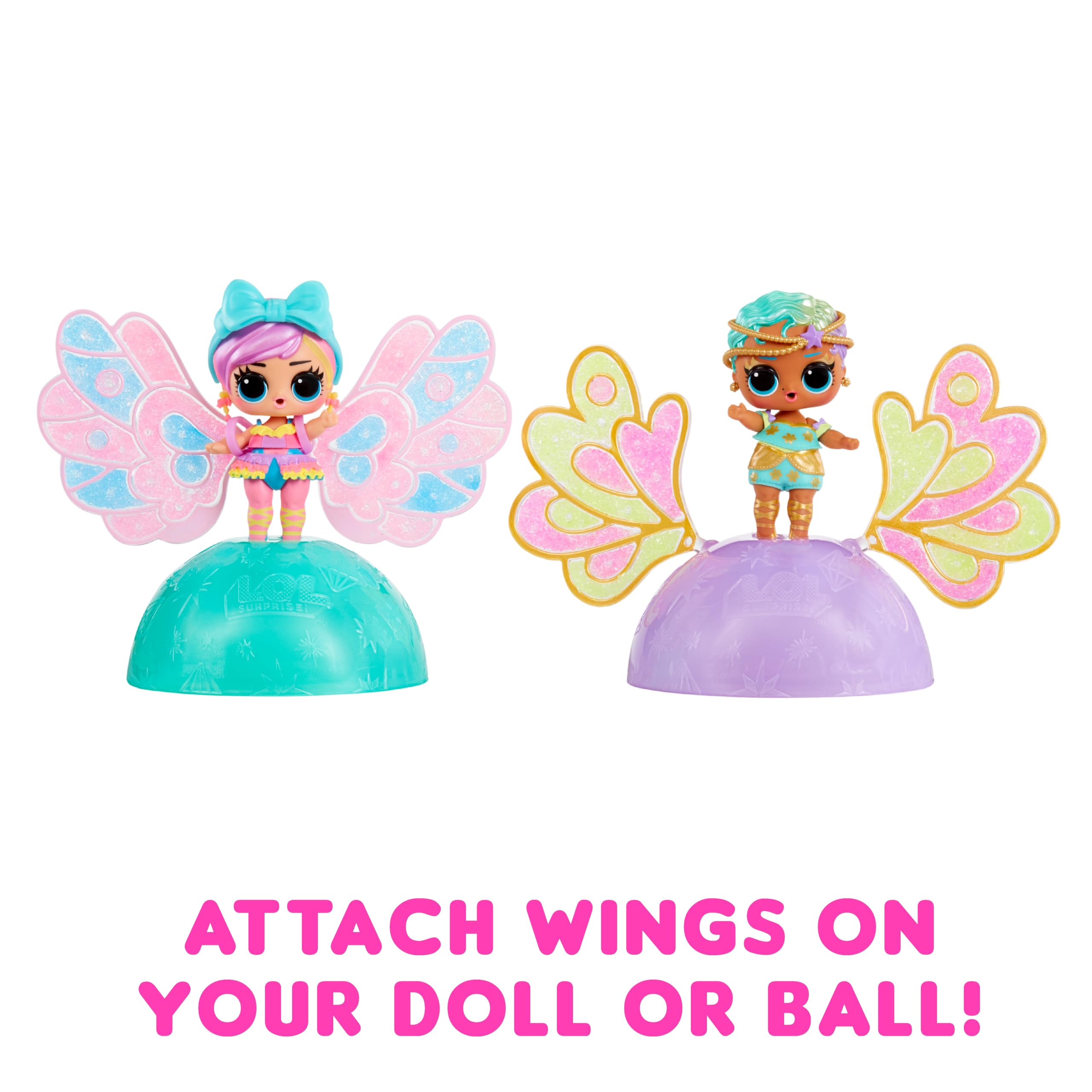 L.O.L. Surprise! Fairies Tots dress and headpiece for matching outfits.