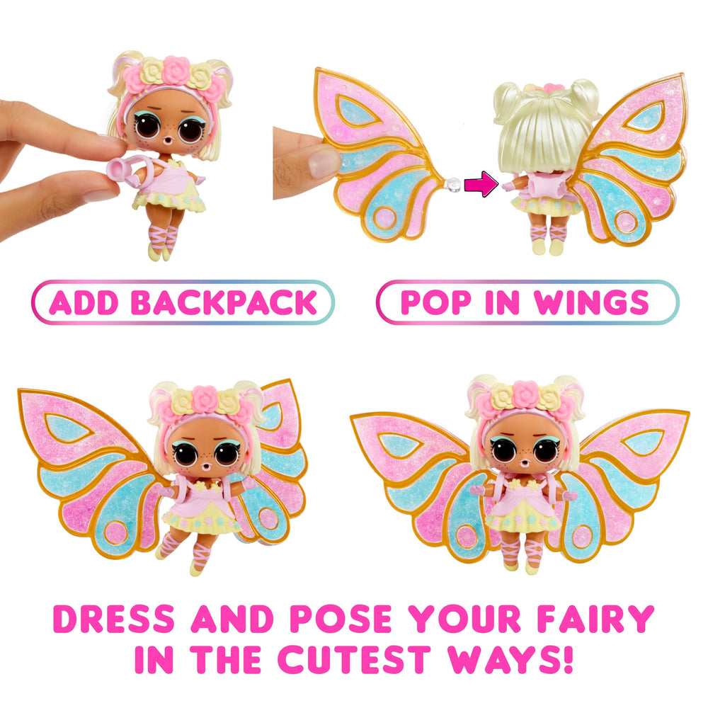 L.O.L. Surprise! Fairies Tots playmat used to design wings at home.