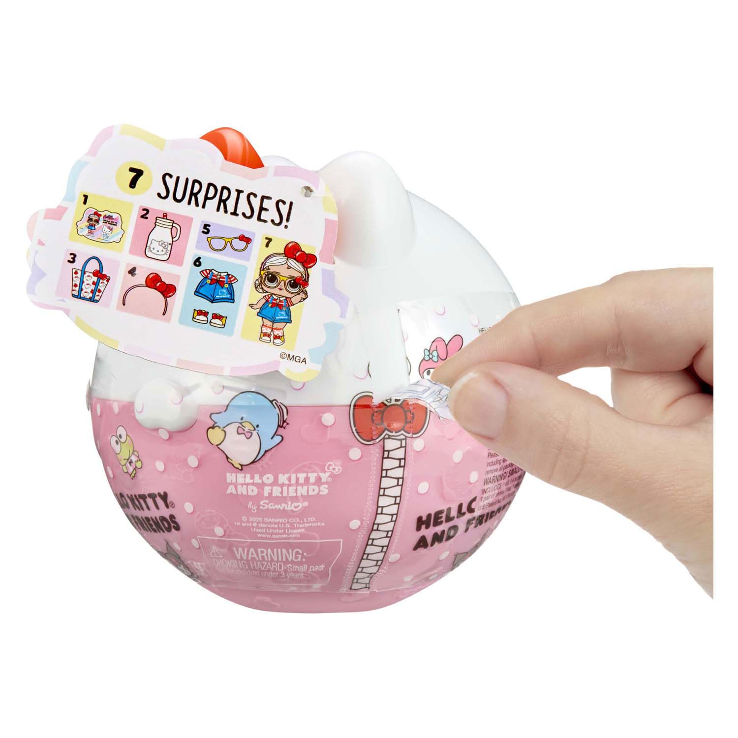 LOL Surprise Hello Kitty collection, eight-doll set for growing playtime adventures
