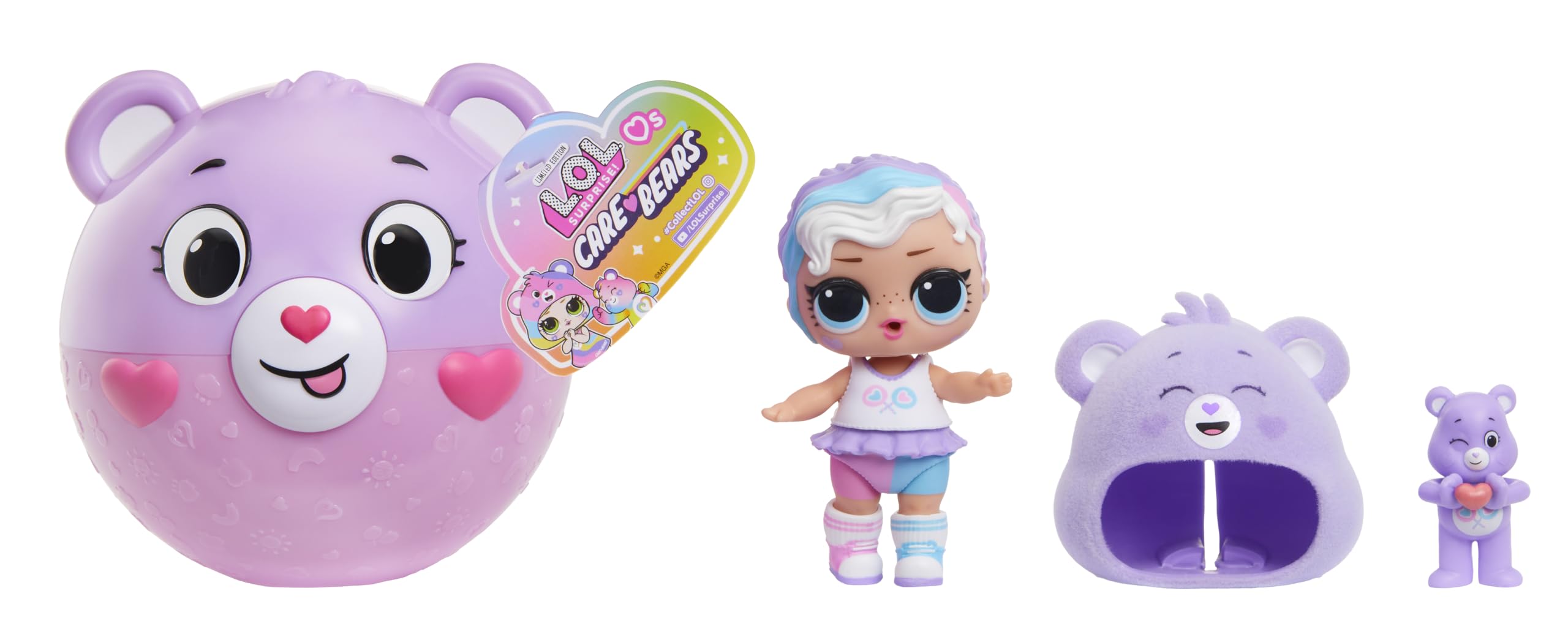 LOL Surprise Loves Care Bears Tots doll-fashion, Care Bears-inspired outfits for imaginative play