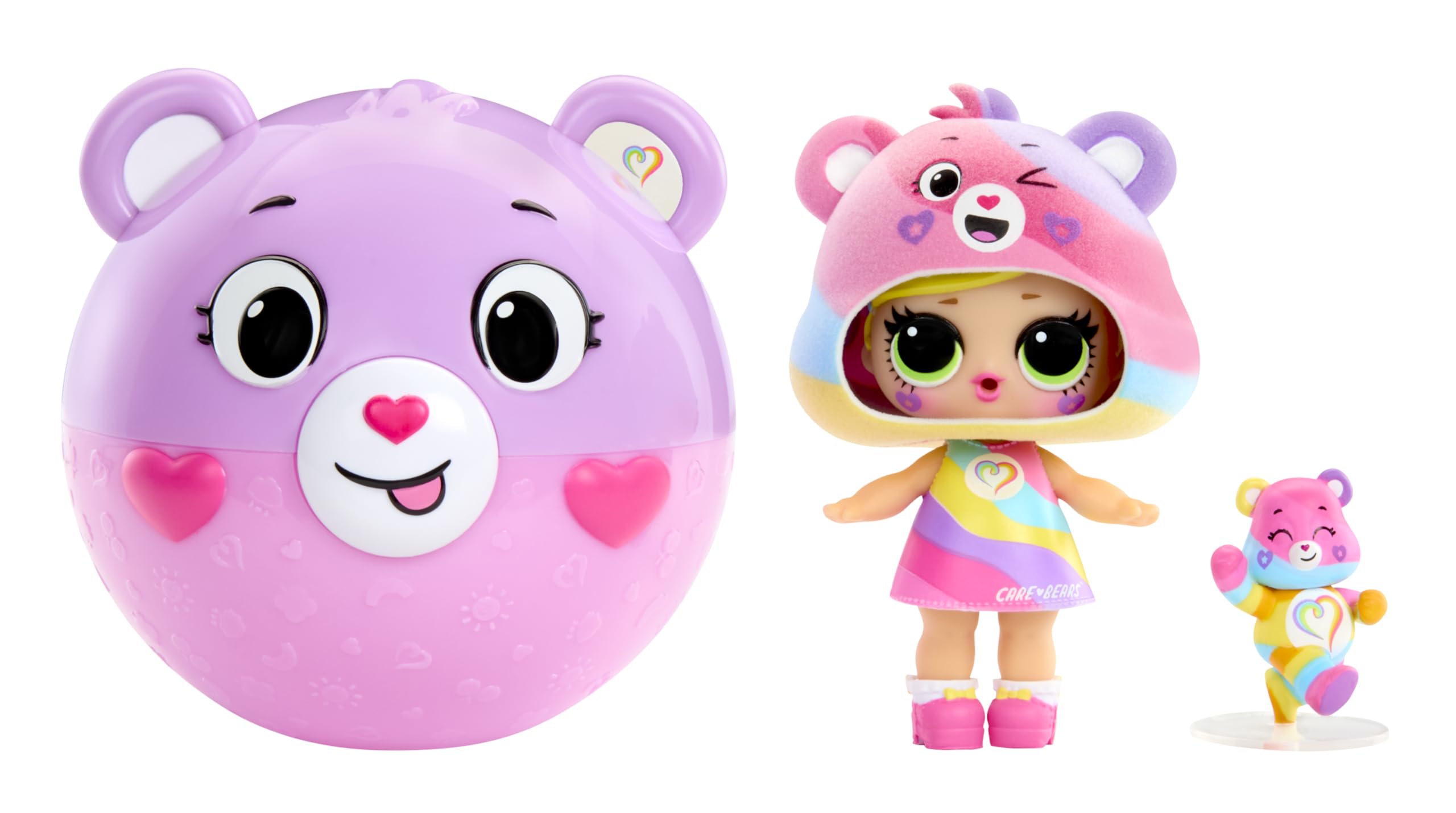 LOL Surprise Loves Care Bears Tots sticker-badge ear detail, adds character recognition and collectibility