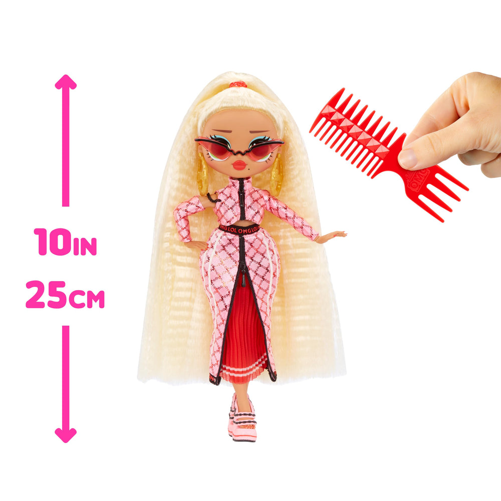 LOL Surprise OG Swag doll articulated joints enable dynamic posing.