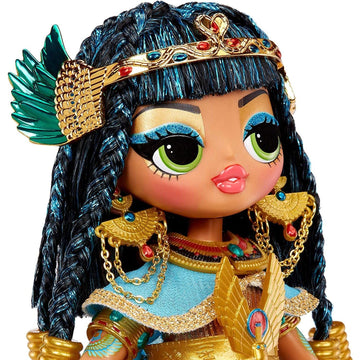 LOL Surprise OMG Fierce Cleopatra heels complete a luxe look for poseable display.