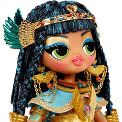 LOL Surprise OMG Fierce Cleopatra heels complete a luxe look for poseable display.