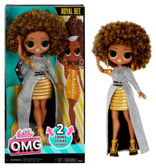 L.O.L. Surprise! OMG Royal Bee fashion doll ready for stylish unboxings and posing.